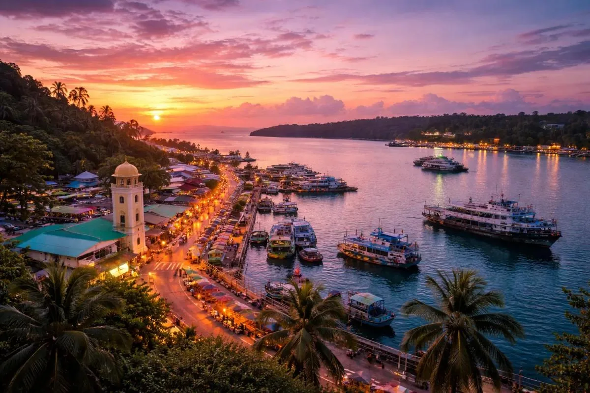 Port Blair harbour