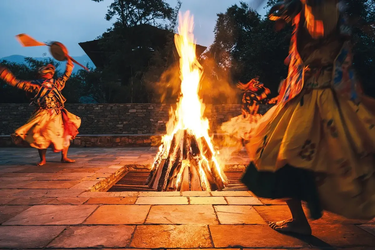Bhutan Bonfire