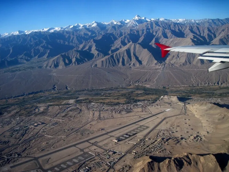 Leh Airport Arrival