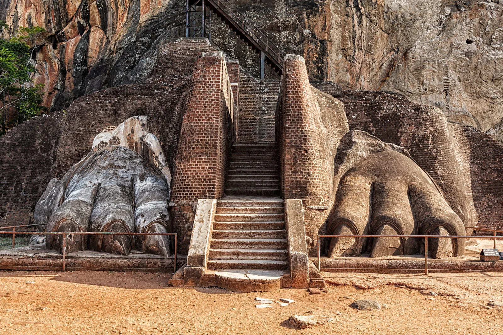 Lion's Paw staircase, Sigiriya, Sri Lanka