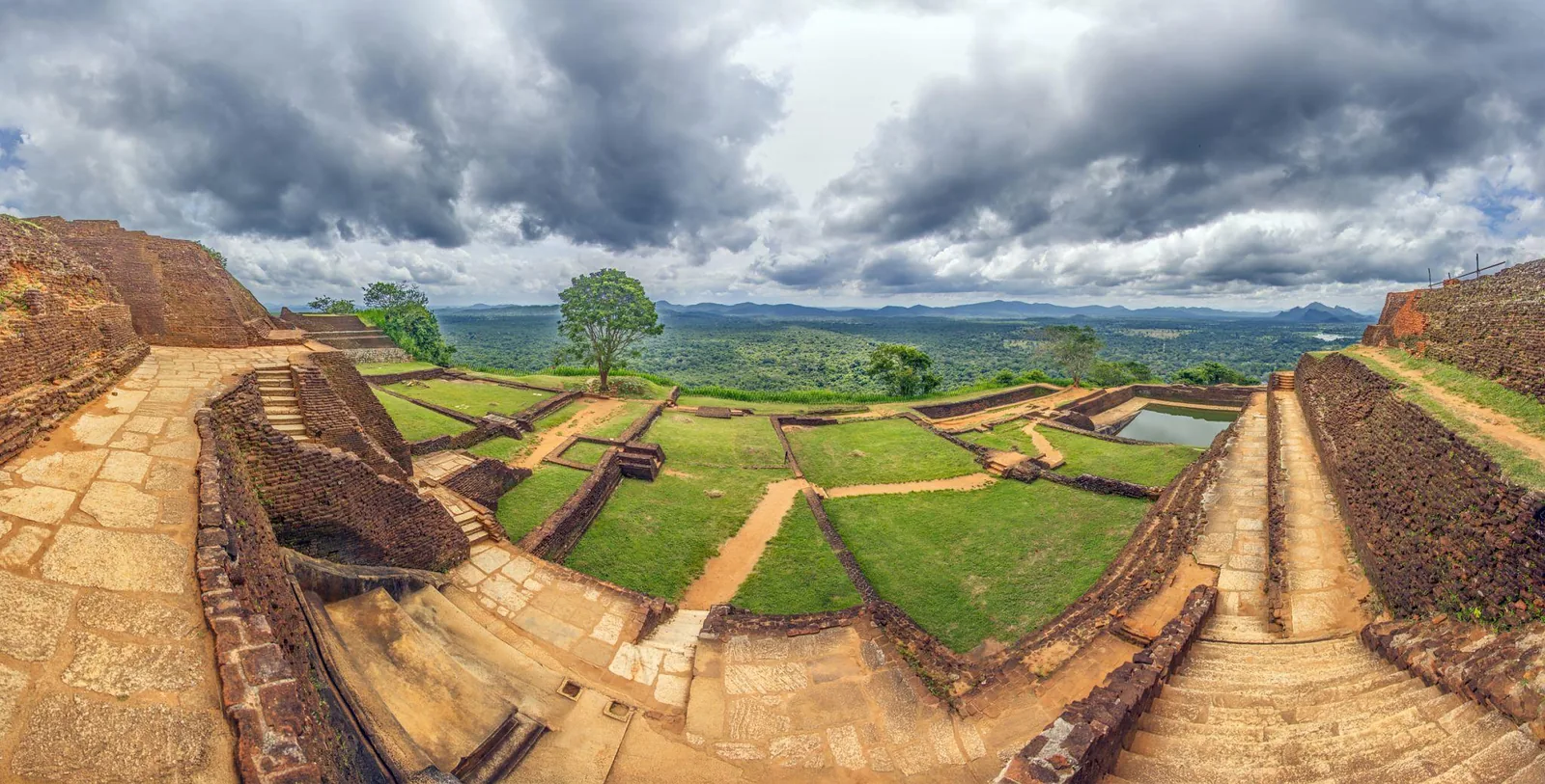 View from Sigiriya summit, Sri Lanka